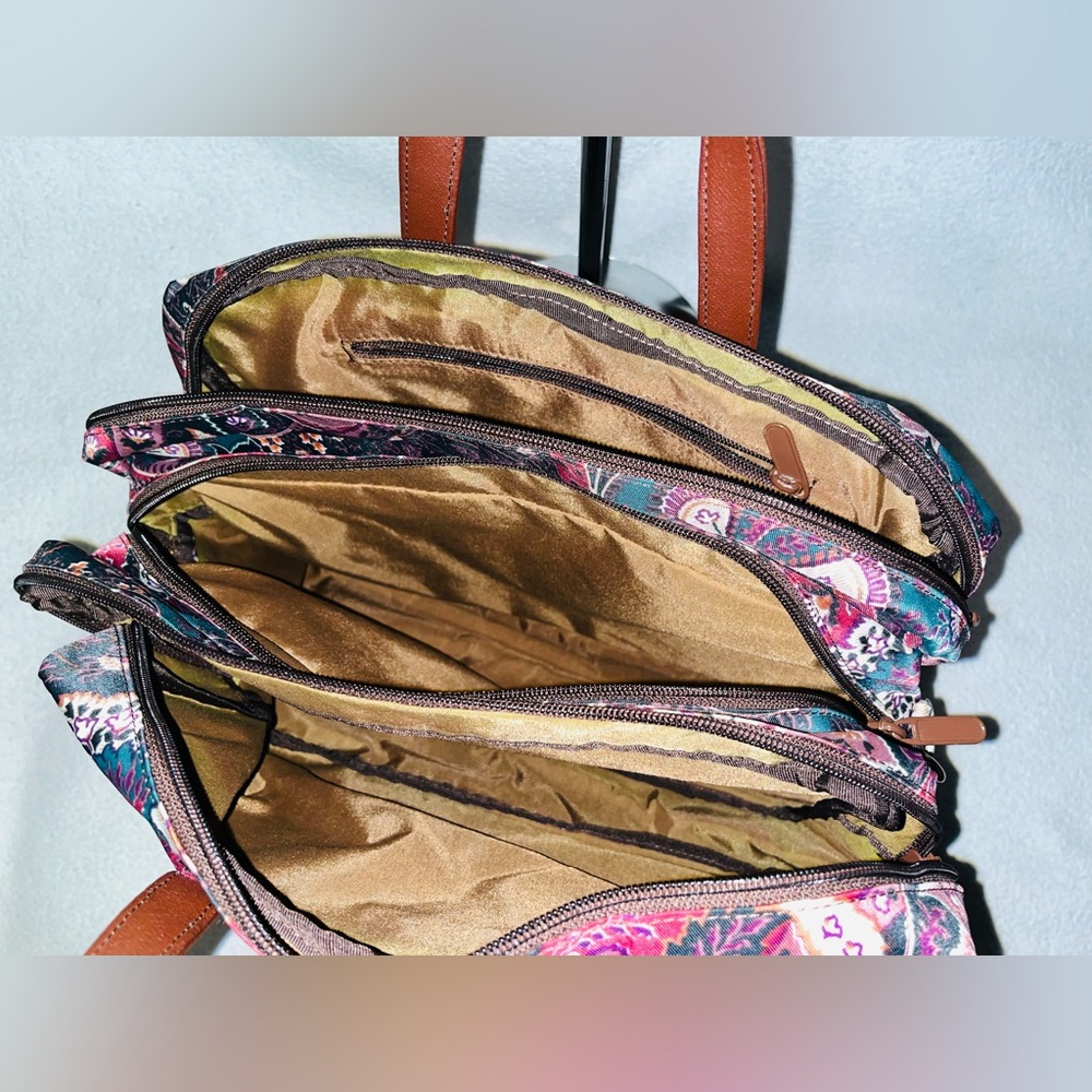 Etro Paisley Nylon Crossbody/Messenger Bag - Picture 9 of 11